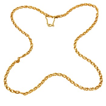 9ct gold 13.1g 22 inch double curb Chain